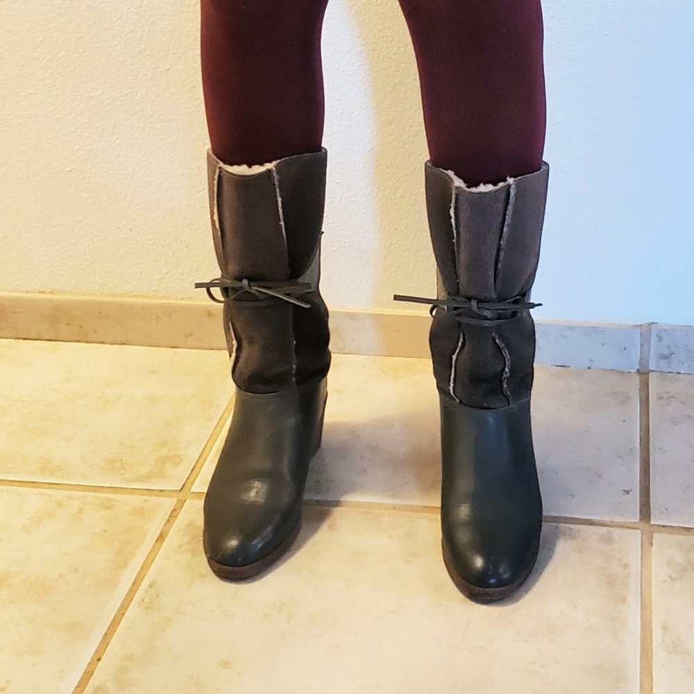 Ultima Womens Fleece Lined Boots, Size 6.5